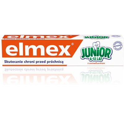 Elmex Junior, Pasta do zębów dla dzieci od 6 do 12 lat