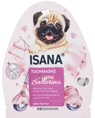 Isana Prima Ballerina, Face Sheet Mask (Maska do twarzy w płachcie)