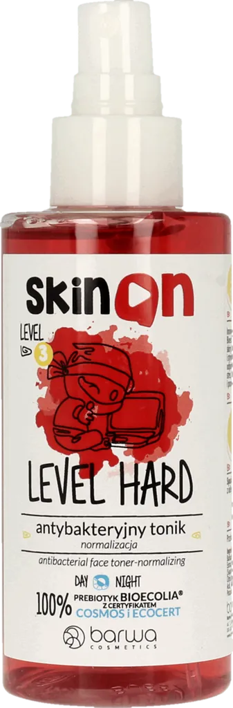 Barwa Skin On, Antybakteryjny tonik normalizacja `Level Hard`