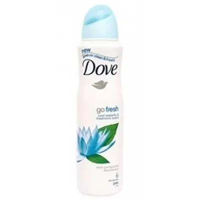 Dove Go Fresh Cool, Dezodorant antyperspiracyjny w sprayu o zapachu lilii wodnej i świeżej mięty