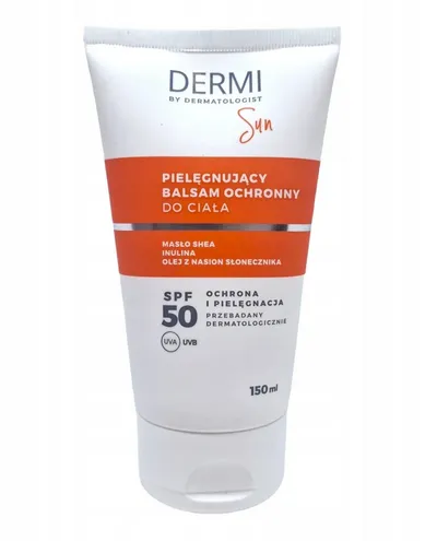 Dermi by Dermatologist Sun, Pielęgnujący balsam ochronny do ciała SPF50