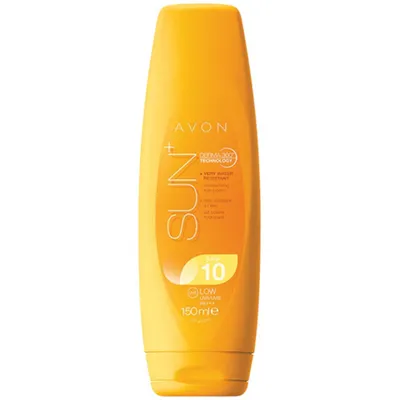 Avon Sun +, Very Water Resistant Moisturising Sun Balm SPF 10 (Wodoodporny balsam nawilżająco-ochronny SPF10 z technologią Derma 360°)