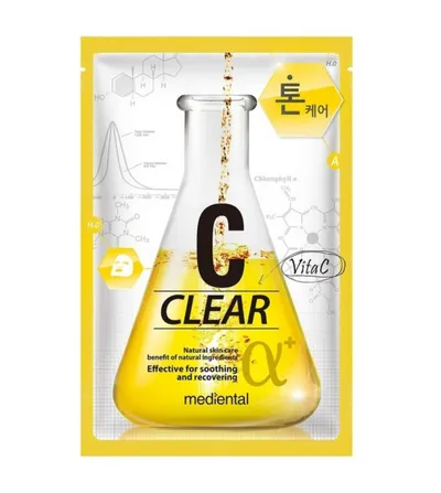 Mediheal Mediental, Clear Vitamin C Alpha Mask (Maska do twarzy z witaminą C)