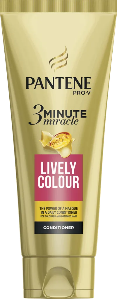 Pantene Lively Colour, 3 Minute Miracle Conditioner (Odżywka do włosów farbowanych)