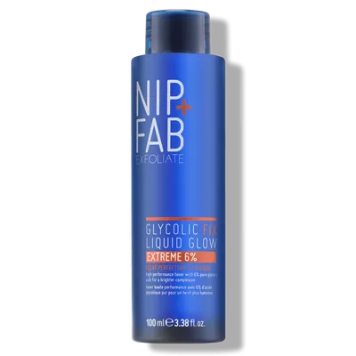 Nip+Fab Exfoliate, Glycolic Fix Liquid Glow Extreme 6% (Tonik rozświetlający z kwasem glikolowym)