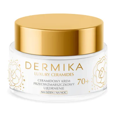 Dermika Luxury Ceramides, Ceramidowy krem przeciwzmarszczkowy 70+ `Ujędrnienie`