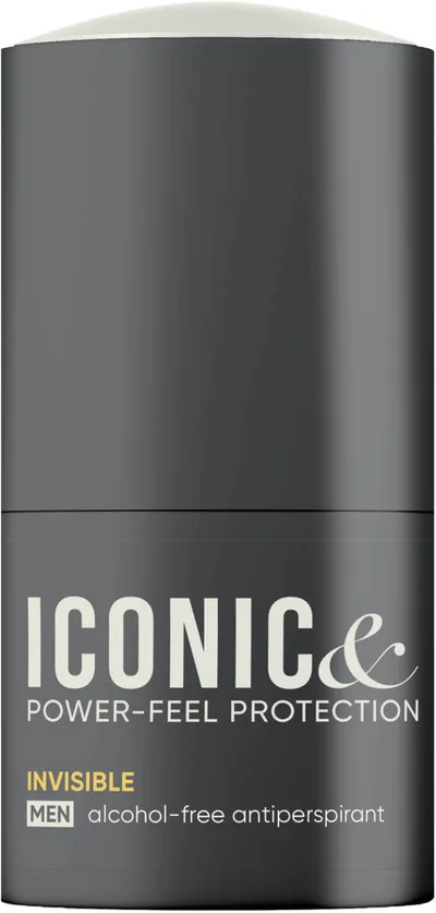 AA Iconic & Power-Feel Protection, Invisible, Men Alcohol-Free Antiperspirant (Antyperspirant w kulce dla mężczyzn)