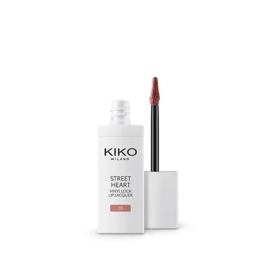 Kiko Milano Street Heart, Vinyl Lock Lip Lacquer (Pomadka do ust w płynie)