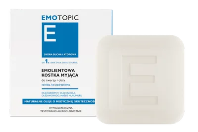 Emotopic Emolientowa kostka myjąca
