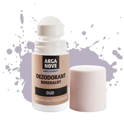 Arganove Dezodorant ałunowy w kulce `Oud`