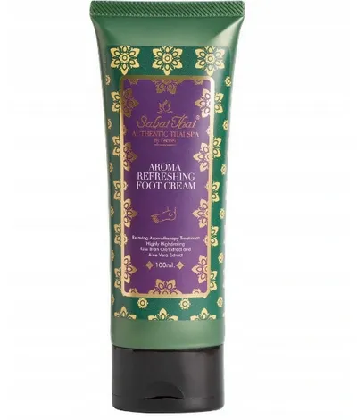 Sabai Thai Authentic Thai Spa, Aroma Refreshing Foot Cream (Krem do stóp na bazie mleka ryżowego)