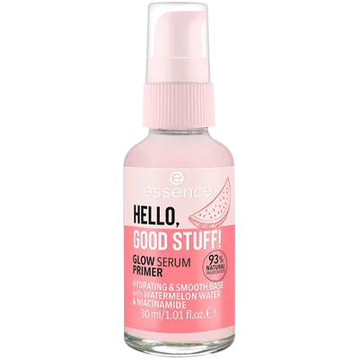 Essence Hello, Good Stuff!, Glow Serum Primer (Rozświetlająca baza pod makijaż)