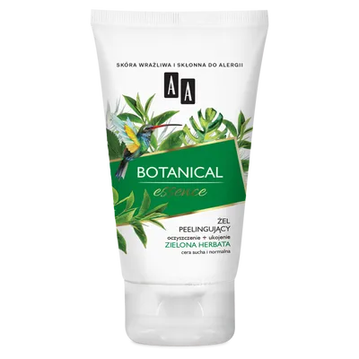 AA Botanical Essence, Żel peelingujący do twarzy `Zielona herbata`