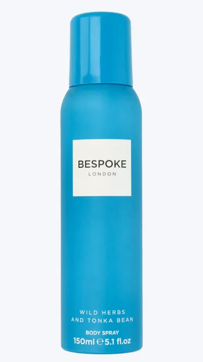 Bespoke London Wild Herbs & Tonka Bean Deodorant Spray (Dezodorant w sprayu dla mężczyzn)