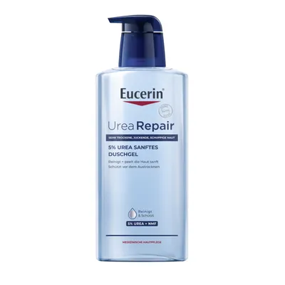 Eucerin Urea Repair, Łagodny żel do mycia z 5% mocznika