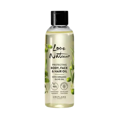 Oriflame Love Nature, Protecting Body, Face and Hair Oil (Ochronny olejek do twarzy, ciała i włosów z organiczną oliwą z oliwek)