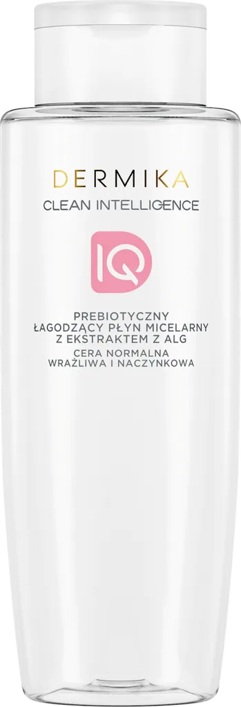 Dermika Clean Intelligence, Prebiotyczny łagodzący płyn micelarny z ekstraktem z alg
