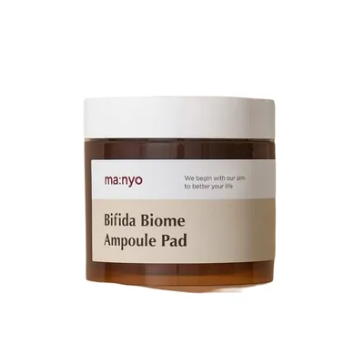 Ma:nyo Bifida Biome Ampoule Pad (Płatki złuszczająco-oczyszczające do nawilżenia i ujędrnienia skóry)