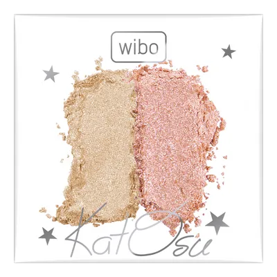 Wibo Wibo x Katosu, Eyeshadow Duo Stellar No. 2 (Foliowe podwójne cienie do powiek)