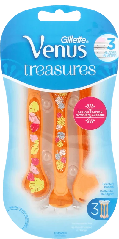 Gillette Venus Treasures, Jednorazowa maszynka do golenia dla kobiet