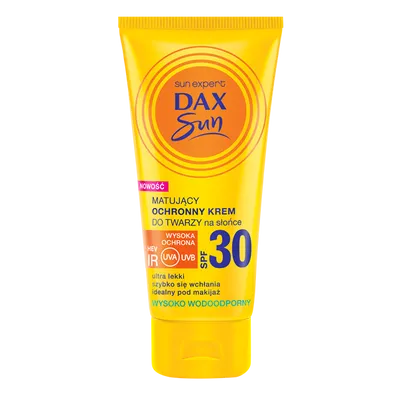 Dax Sun Matujący krem do twarzy na słońce SPF 30