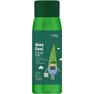 Yumi Men, Oczyszczający szampon do włosów `Aloe Cool`