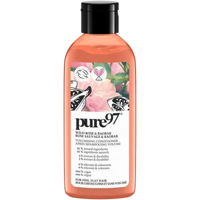 Pure97 Wild Rose & Baobab, Volumising Conditioner (Odżywka zwiększająca objętość do cienkich włosów)