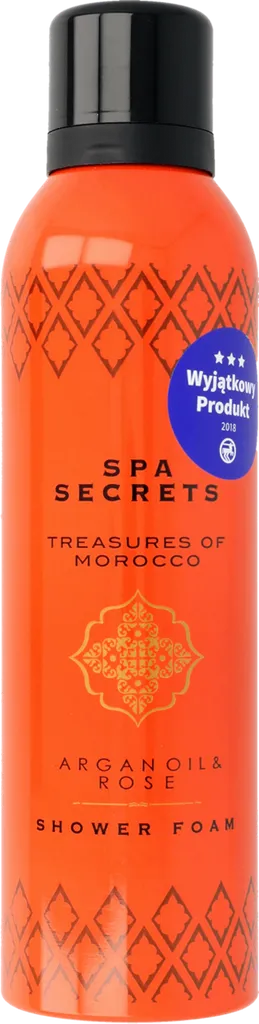 Spa Secrets Treasures of Morocco, Shower Foam 'Argan Oil & Rose' (Pianka pod prysznic `Olejek Arganowy & Róża`)