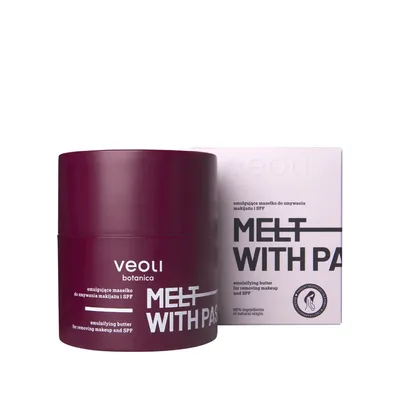 Veoli Botanica Melt With Passion, Emulgujące masełko do zmywania makijażu i SPF