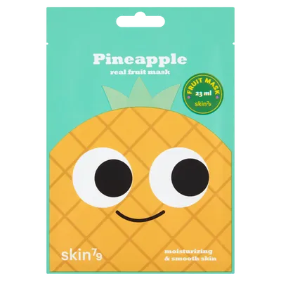 SKIN79 Moisturizing & Smooth Skin Pineapple Real Fruit Mask (Nawilżająca ananasowa maska w płacie do twarzy)