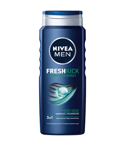 Nivea Men, Fresh Kick, Chłodzący żel pod prysznic