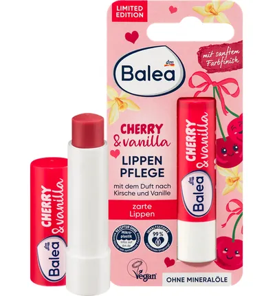 Balea Cherry & Vanilla, Lip Balm (Balsam do ust)