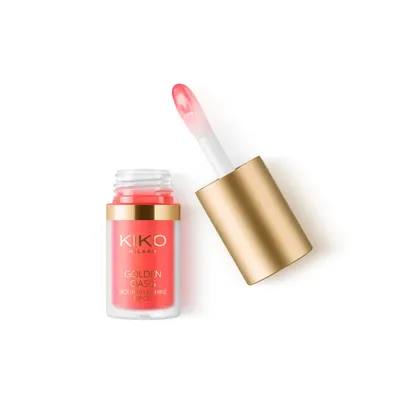 Kiko Milano Golden Oasis, Nourish & Shine Lip Oil (Nawilżający i odżywiający olejek do ust)