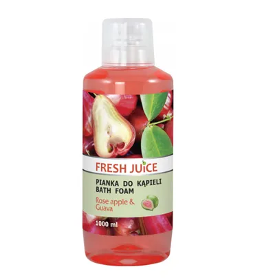 Fresh Juice Bath Foam, Rose Apple & Guava (Pianka do kąpieli `Różane jabłko i guawa`)