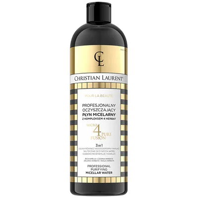 Christian Laurent Pour La Beaute, Profesjonalny, oczyszczający płyn micelarny z kompleksem 4 herbat 3 w 1