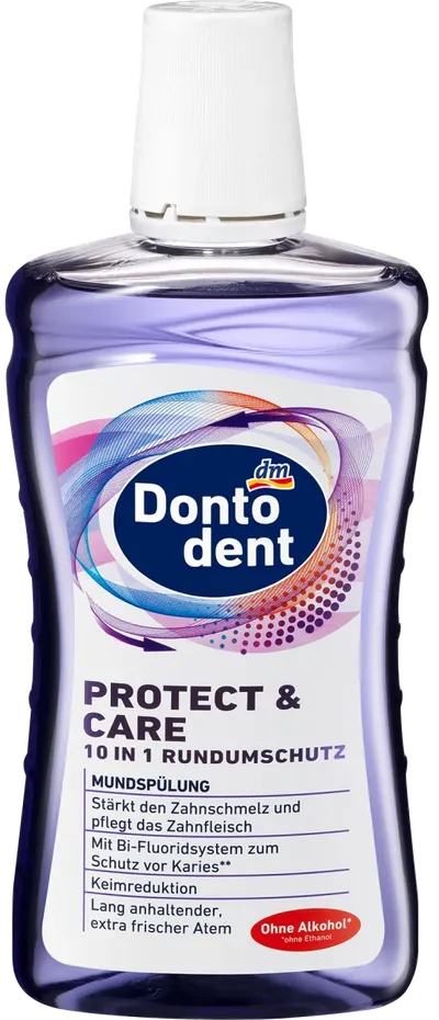 Dontodent Protect & Care, Płyn do płukania jamy ustnej 10w1