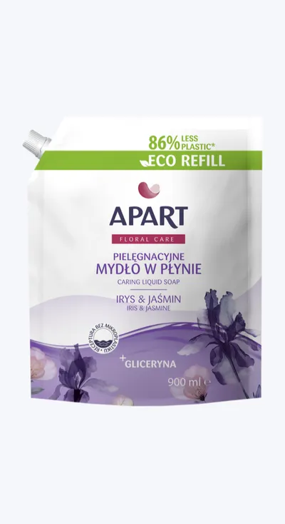 Apart Floral Care, Caring Liquid Soap Iris & Jasmine (Pielęgnacyjne mydło w płynie `Irys & Jaśmin`)