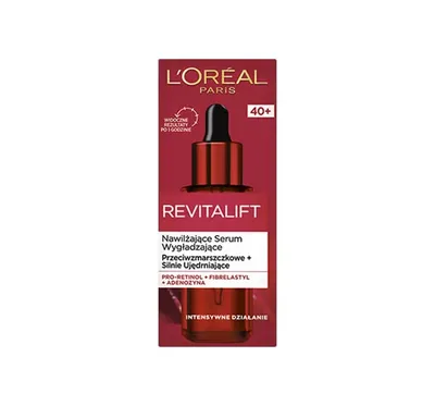 L'Oreal Paris Revitalift, Nawilżające serum wygładzające 40+