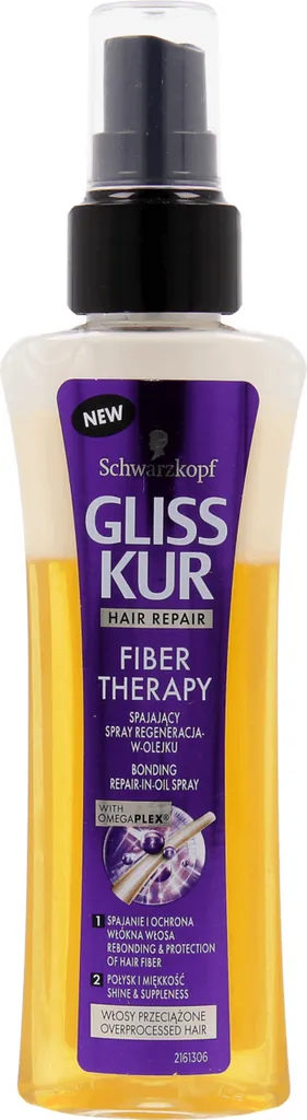 Schwarzkopf Gliss Kur Fiber Therapy, Spajający spray do włosów 'Eliksir - regeneracja w olejku'