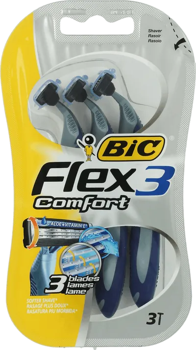 BIC Flex 3 Comfort, Golarka dla mężczyzn 3-ostrzowa