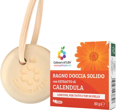Optima Naturals Soap Bar with Calendula (Kostka pod prysznic z nagietkiem)