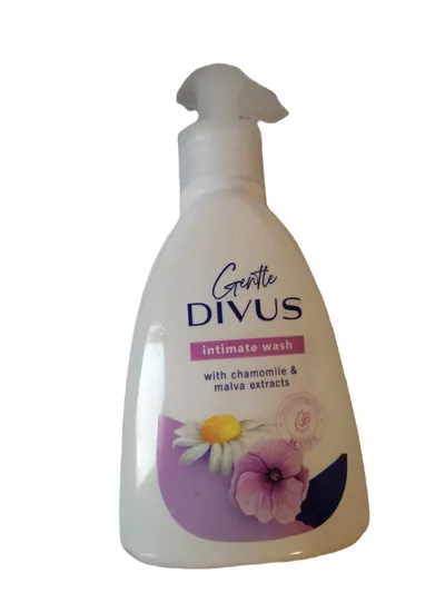 Divus Gentle Intimate Wash with Chamomile & Malva Extract (Żel do higieny intymnej z ekstraktem z rumianku i malwy)