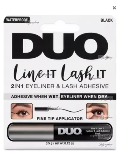 Ardell Lashes Duo,Line It Lash It - 2in1 Eyeliner & Lash Adhesive (Klej do rzęs w eyelinerze)