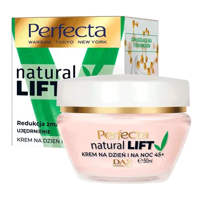 Perfecta Natural Lift, Krem na dzień i na noc 45+