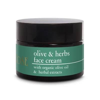 Yellow Rose Olive & Herbs Face Cream (Krem  do twarzy z oliwkami i ziołami)