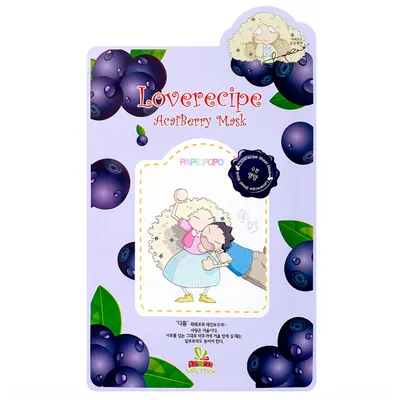Love Recipe Sally's Box, Acai Berry Mask (Maska w płachcie `Jagoda Acai`)