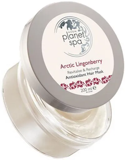Avon Planet Spa, Arctic Lingonberry, Revitalise & Recharge Antioxidant Hair Mask (Atnyoksydacyjna maska do włosów z ekstraktem z czerwonej borówki)