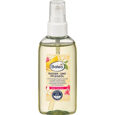 Balea Shaving & Care Oil with Orange Flower Extract (Olejek do golenia i pielęgnacji ciała  z esktraktem  z kwiatu pomarańczy)