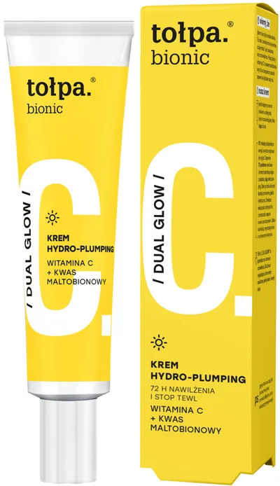 Tołpa Bionic, Dual Glow, Krem hydro-plumping