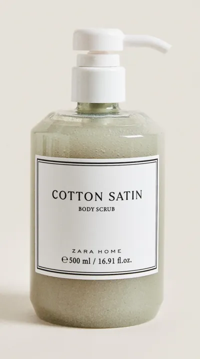 Zara Home, Body Scrub Cotton Satin (Peeling do ciała)